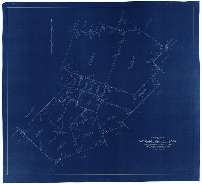 63218, Gonzales County Working Sketch 3, General Map Collection