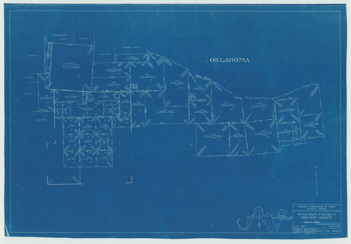 63242, Grayson County Working Sketch 3, General Map Collection