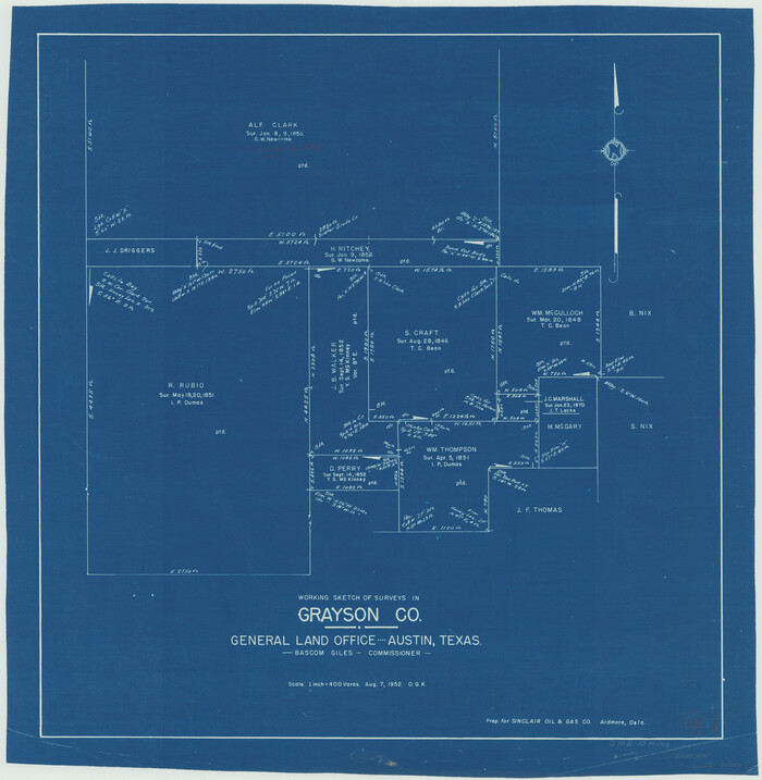 63253, Grayson County Working Sketch 14, General Map Collection