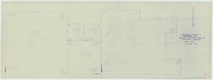 63256, Grayson County Working Sketch 17, General Map Collection