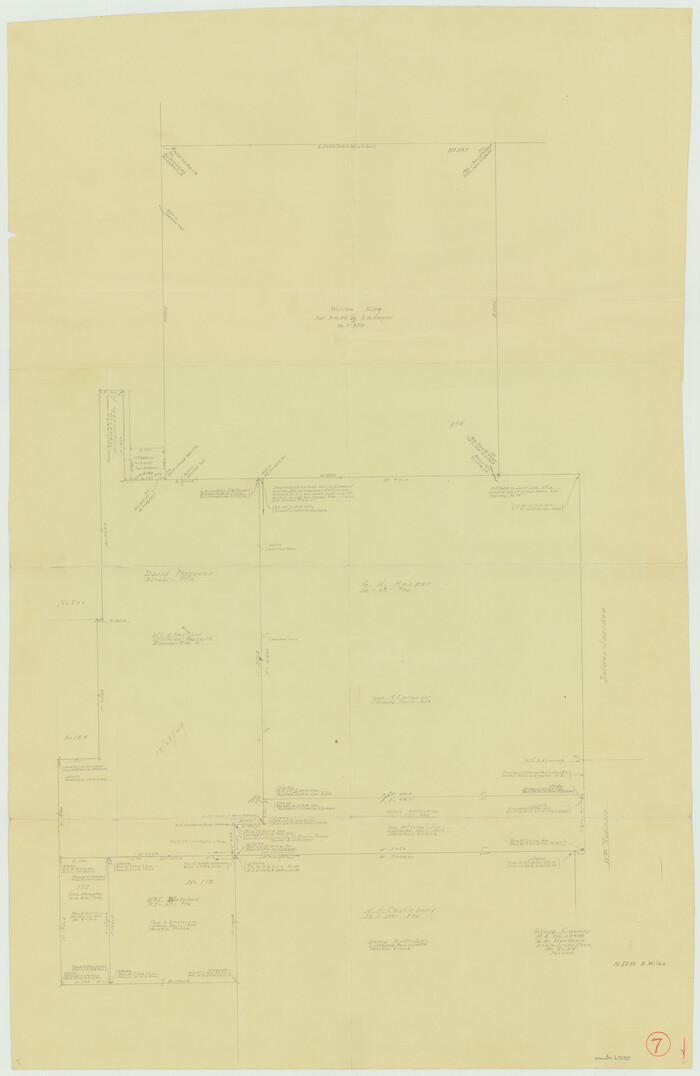 63273, Gregg County Working Sketch 7, General Map Collection