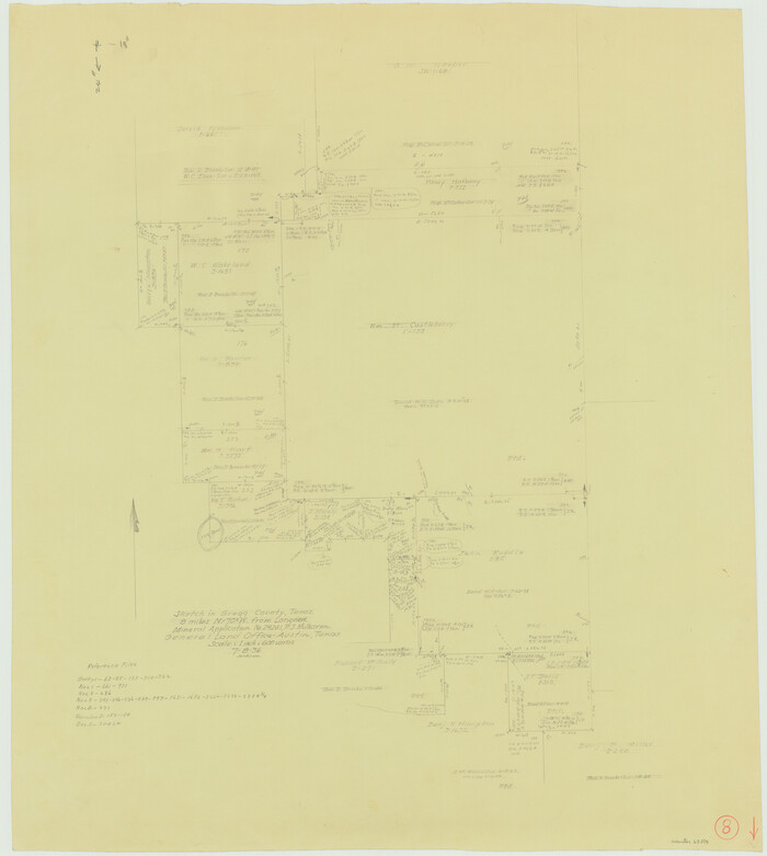 63274, Gregg County Working Sketch 8, General Map Collection