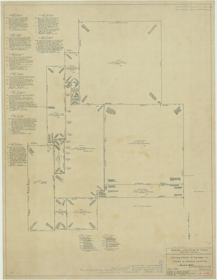 63276, Gregg County Working Sketch 10, General Map Collection