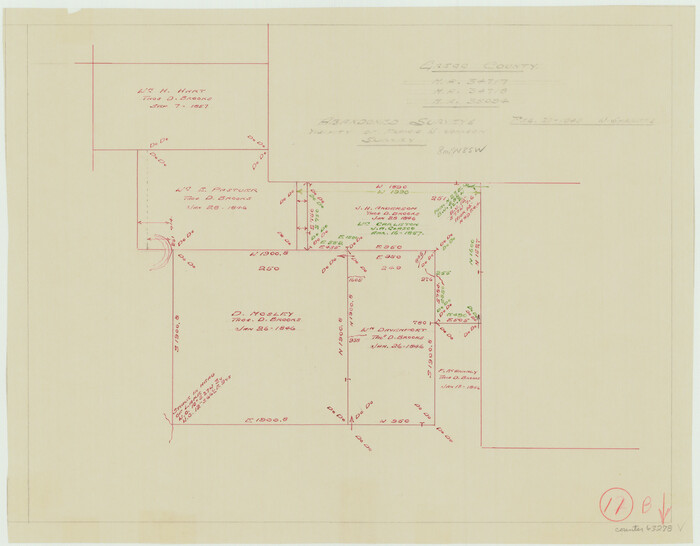 63278, Gregg County Working Sketch 11b, General Map Collection