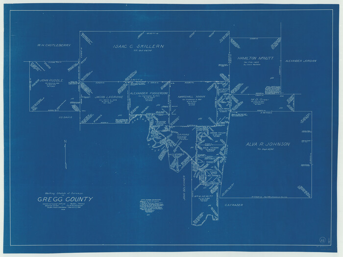 63281, Gregg County Working Sketch 14, General Map Collection