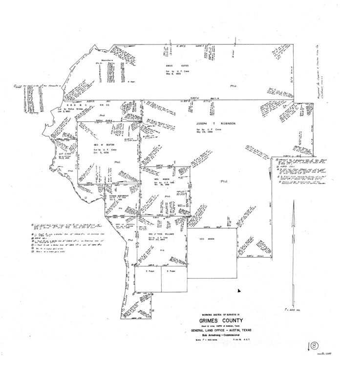 63299, Grimes County Working Sketch 8, General Map Collection