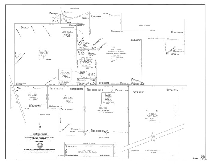 63309, Grimes County Working Sketch 18, General Map Collection