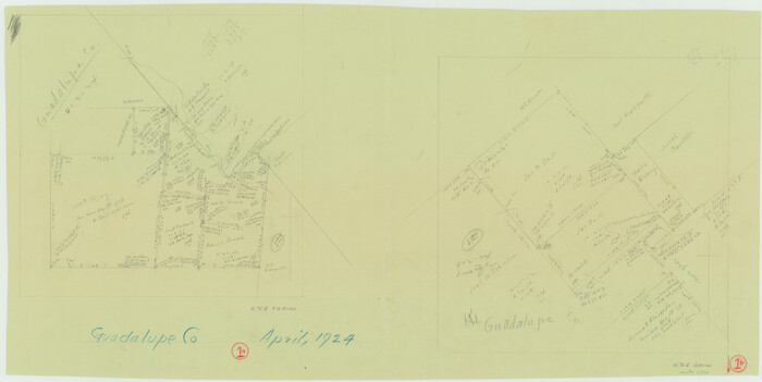 63310, Guadalupe County Working Sketch 1 and 1b, General Map Collection