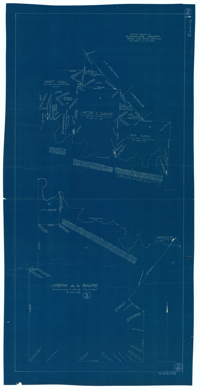 63311, Guadalupe County Working Sketch 2, General Map Collection