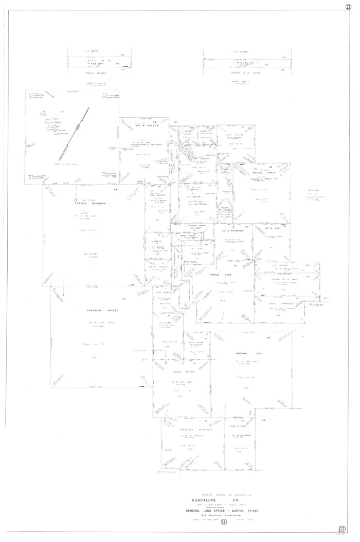 63320, Guadalupe County Working Sketch 11, General Map Collection
