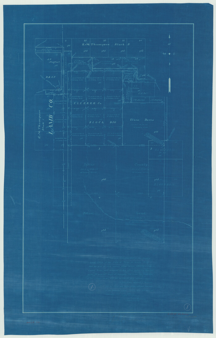 63321, Hale County Working Sketch 1, General Map Collection