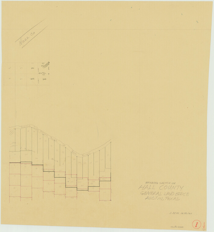 63329, Hall County Working Sketch 1, General Map Collection