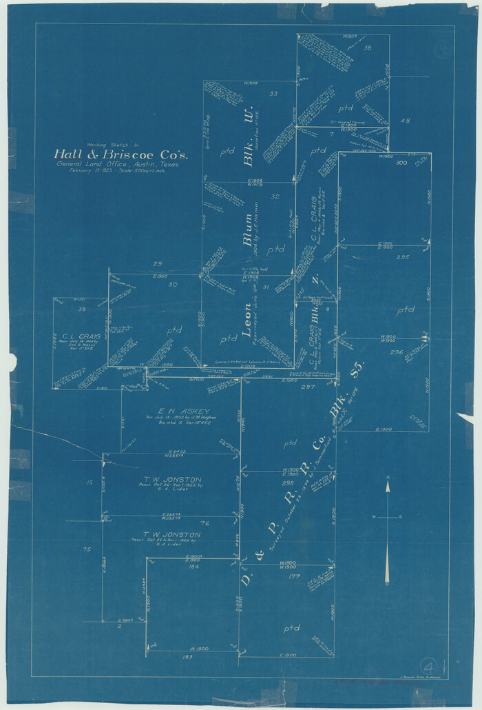 63332, Hall County Working Sketch 4, General Map Collection