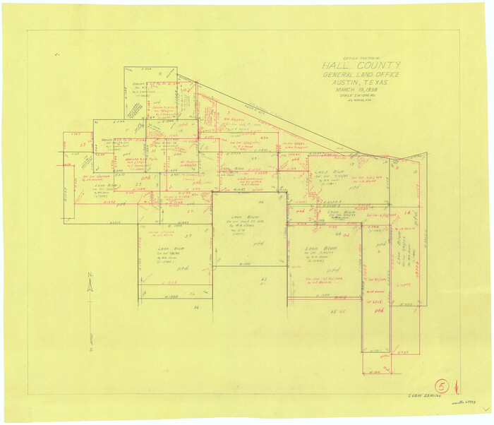 63333, Hall County Working Sketch 5, General Map Collection