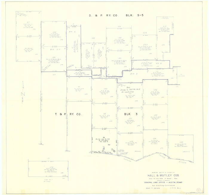 63337, Hall County Working Sketch 9, General Map Collection