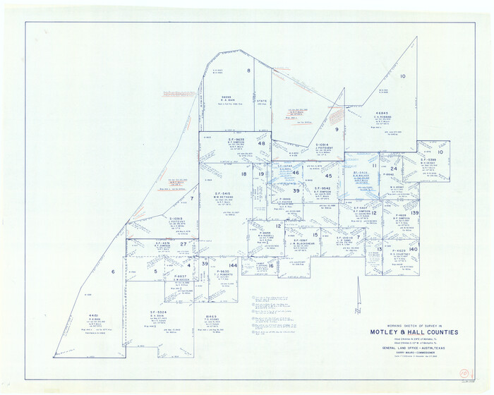 63338, Hall County Working Sketch 10, General Map Collection