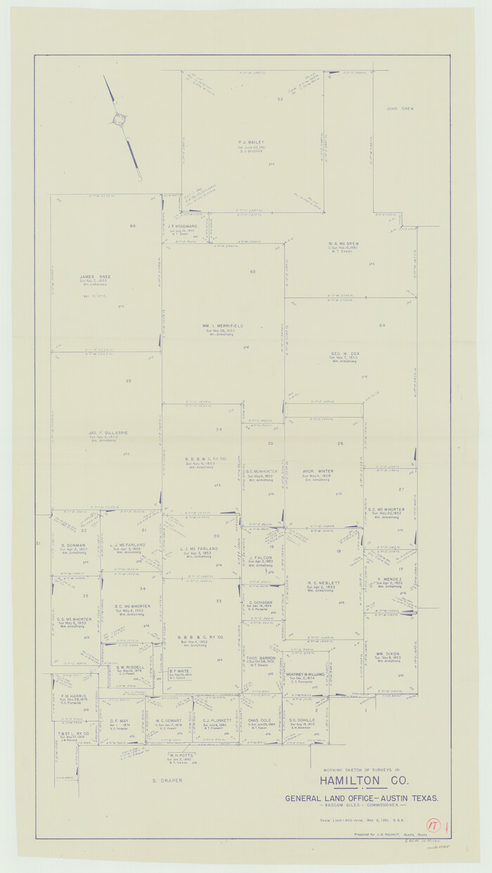 63355, Hamilton County Working Sketch 17, General Map Collection