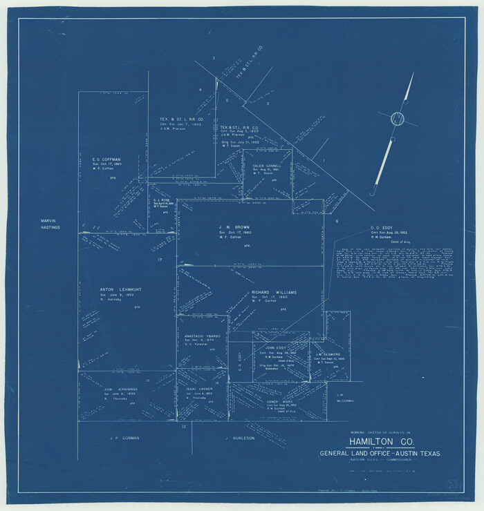 63358, Hamilton County Working Sketch 20, General Map Collection