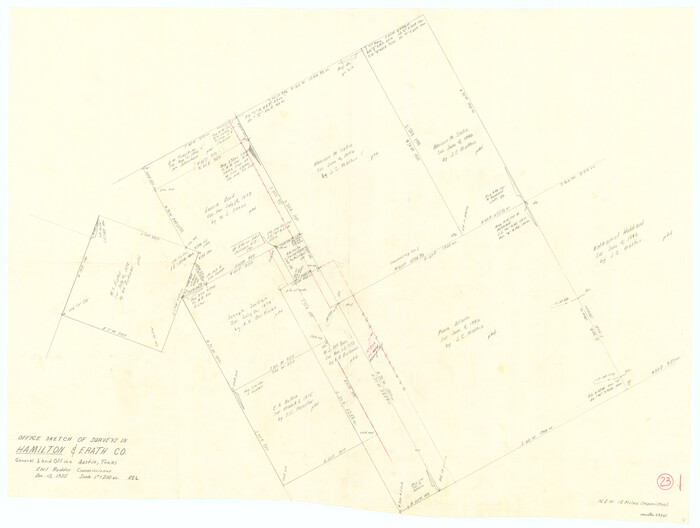 63361, Hamilton County Working Sketch 23, General Map Collection