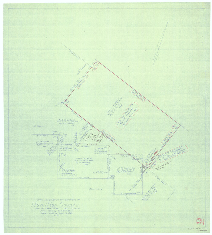 63363, Hamilton County Working Sketch 25, General Map Collection