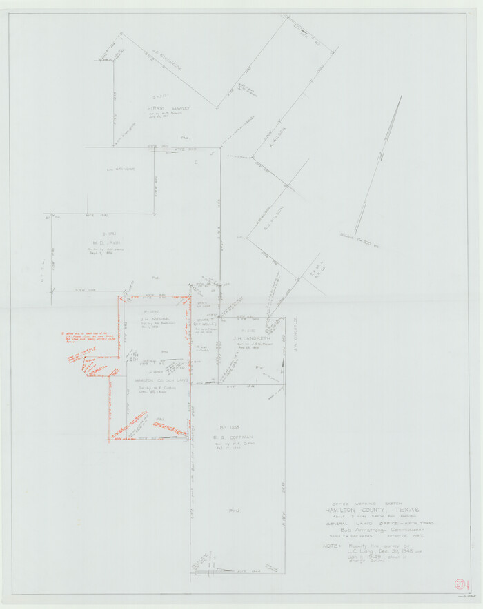 63365, Hamilton County Working Sketch 27, General Map Collection