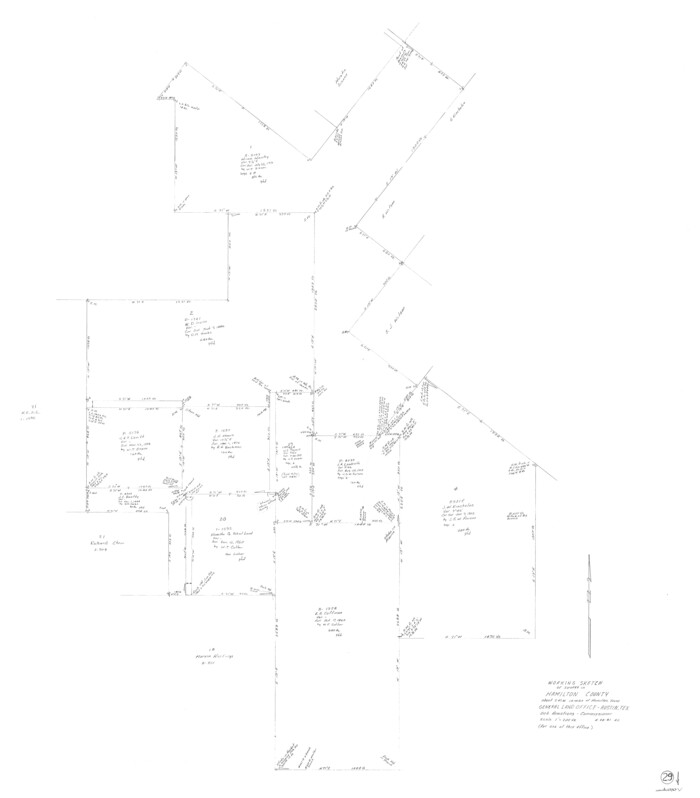 63367, Hamilton County Working Sketch 29, General Map Collection