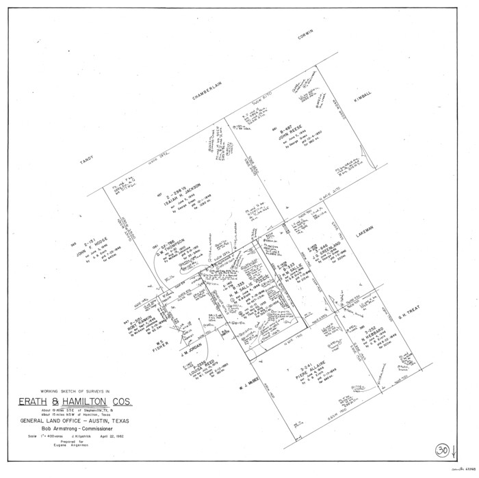 63368, Hamilton County Working Sketch 30, General Map Collection