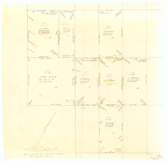 63371, Hamilton County Working Sketch 33, General Map Collection