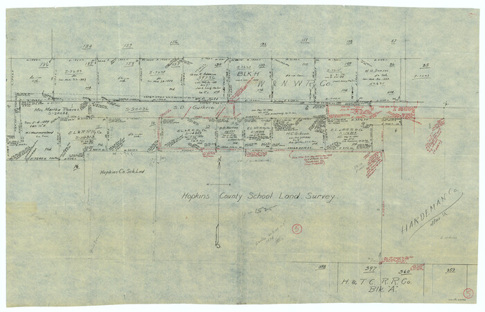 63386, Hardeman County Working Sketch 5, General Map Collection