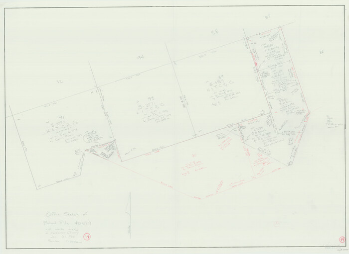 63395, Hardeman County Working Sketch 14, General Map Collection
