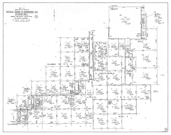 63397, Hardeman County Working Sketch 16, General Map Collection