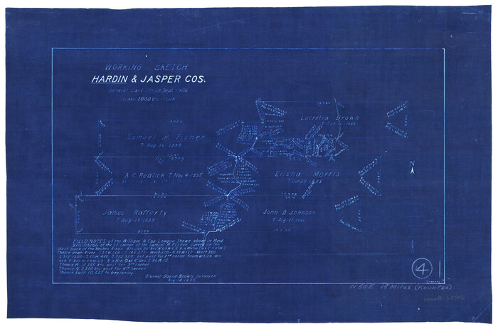 63402, Hardin County Working Sketch 4, General Map Collection
