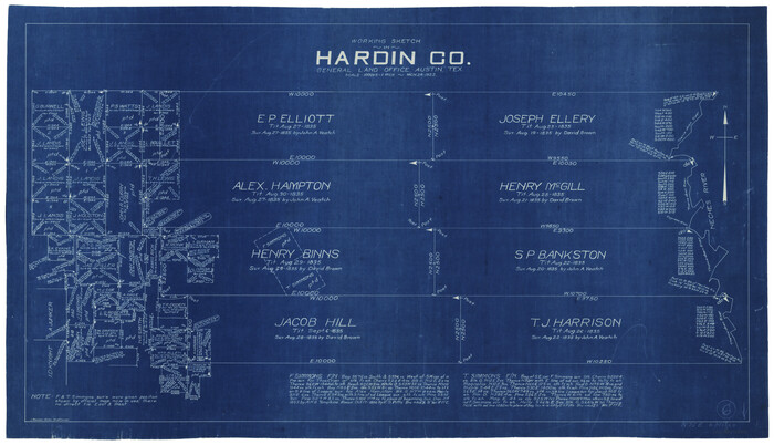 63404, Hardin County Working Sketch 6, General Map Collection
