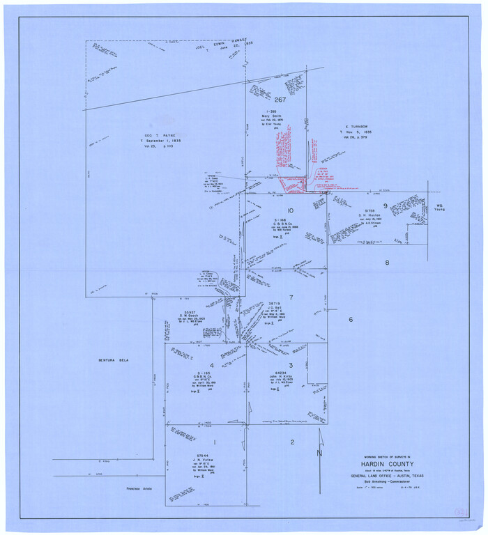 63430, Hardin County Working Sketch 32, General Map Collection