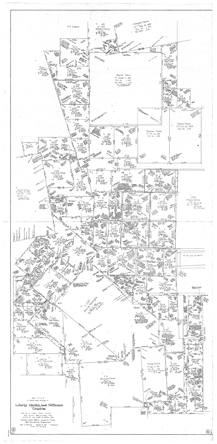 63434, Hardin County Working Sketch 36, General Map Collection
