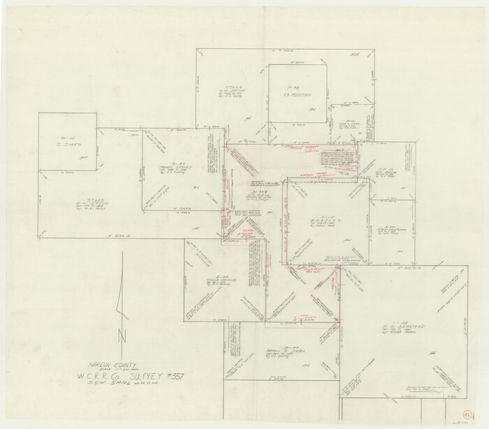 63440, Hardin County Working Sketch 41, General Map Collection