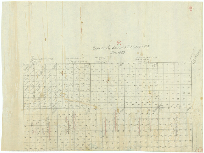 63447, Reeves County Working Sketch 4a, General Map Collection