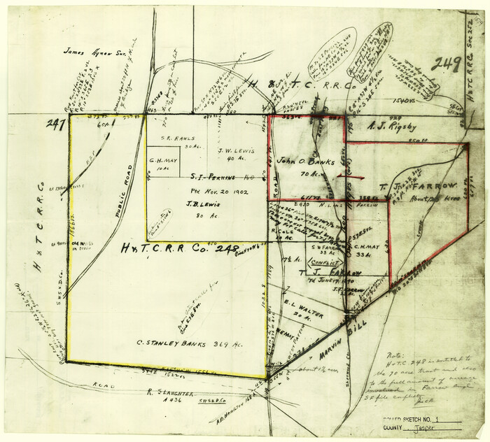 6346, Jasper County Rolled Sketch 1, General Map Collection