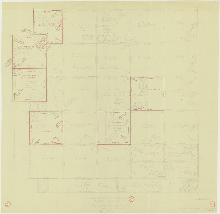 63460, Reeves County Working Sketch 17, General Map Collection