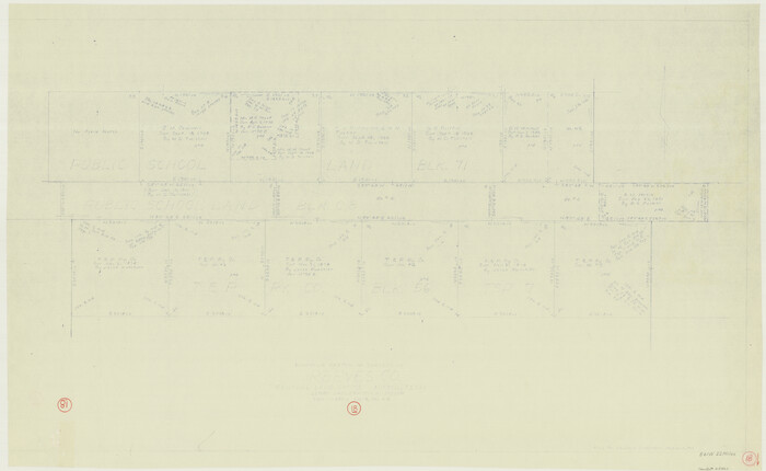 63461, Reeves County Working Sketch 18, General Map Collection