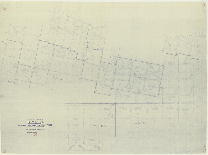 63463, Reeves County Working Sketch 20, General Map Collection