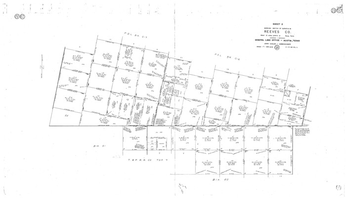 63466, Reeves County Working Sketch 23, General Map Collection