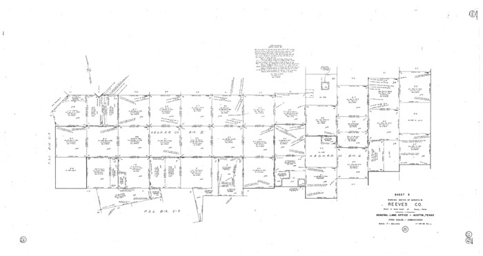 63468, Reeves County Working Sketch 25, General Map Collection