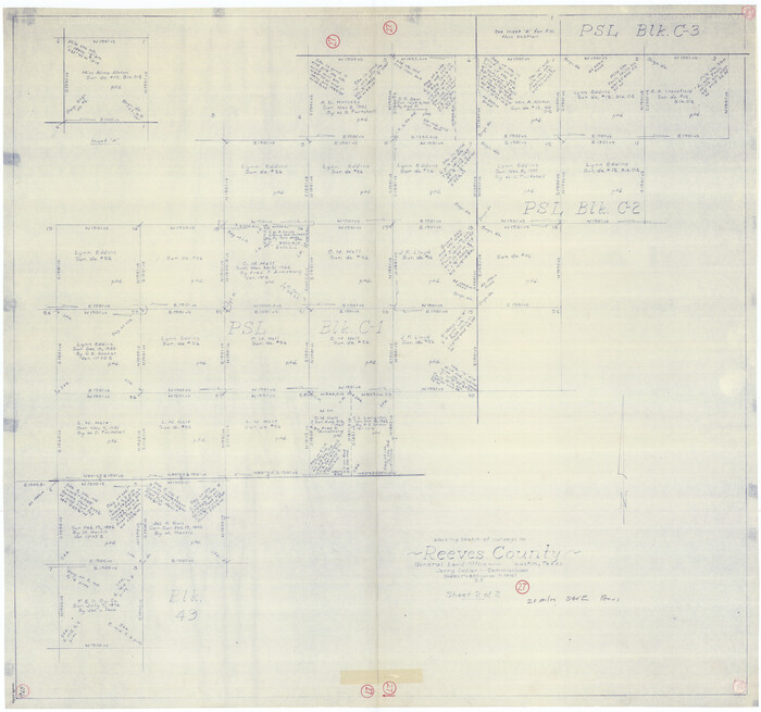 63470, Reeves County Working Sketch 27, General Map Collection