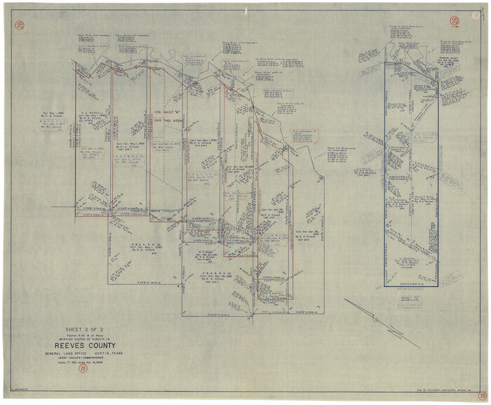 63471, Reeves County Working Sketch 28, General Map Collection
