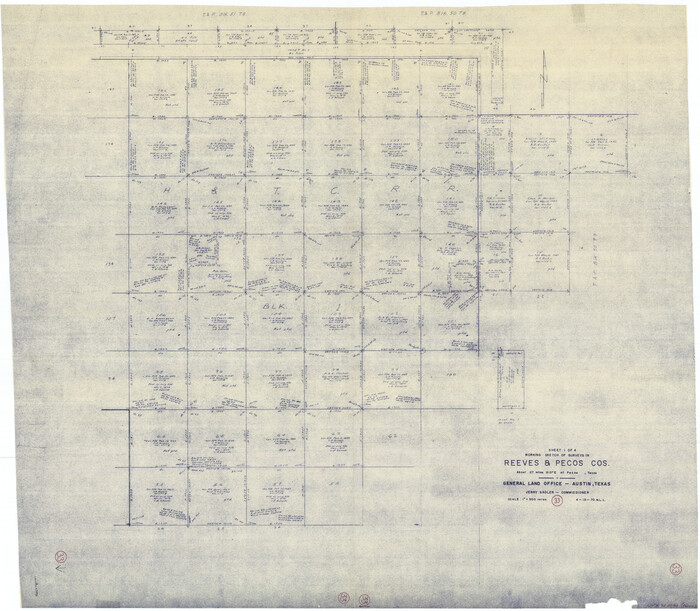 63476, Reeves County Working Sketch 33, General Map Collection