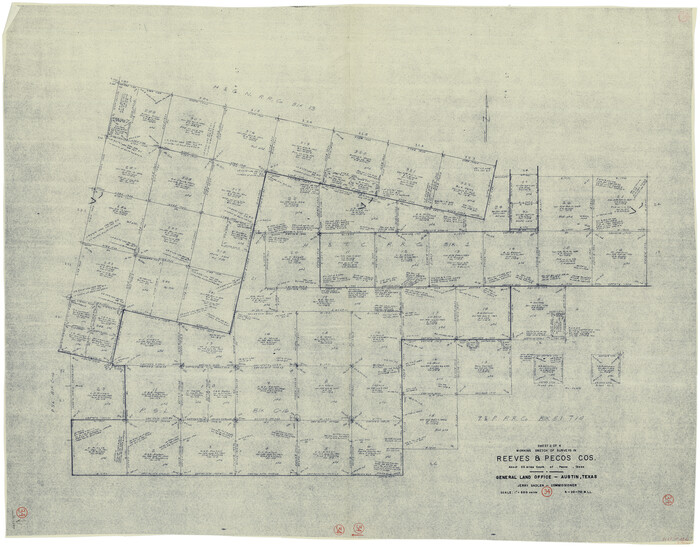 63477, Reeves County Working Sketch 34, General Map Collection
