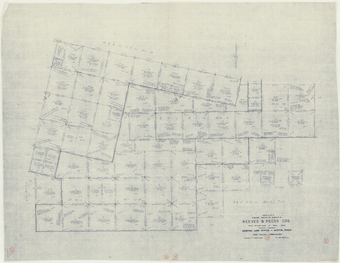 63477, Reeves County Working Sketch 34, General Map Collection