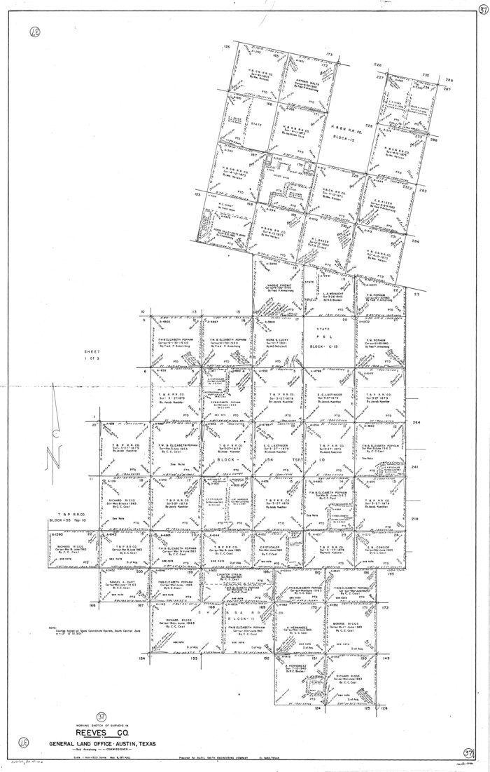 63480, Reeves County Working Sketch 37, General Map Collection