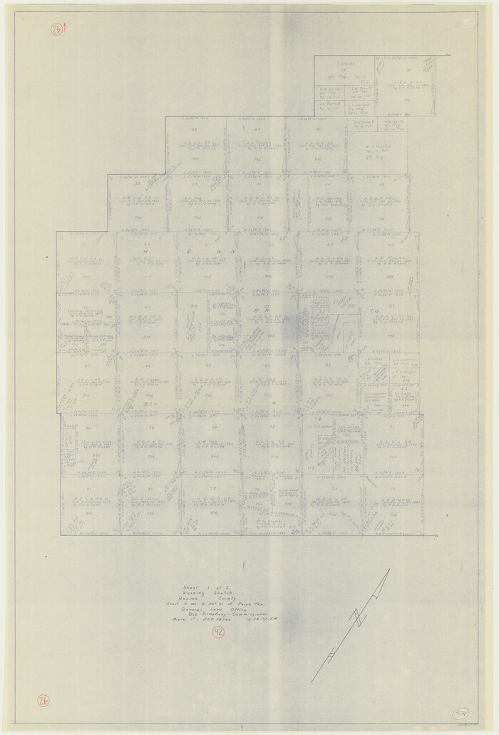 63485, Reeves County Working Sketch 42, General Map Collection
